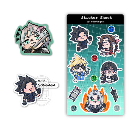 FF7 Stickers FF7 Stickers