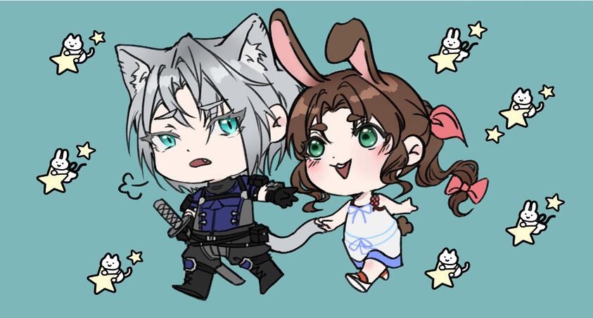 Lab Sibling Chibi